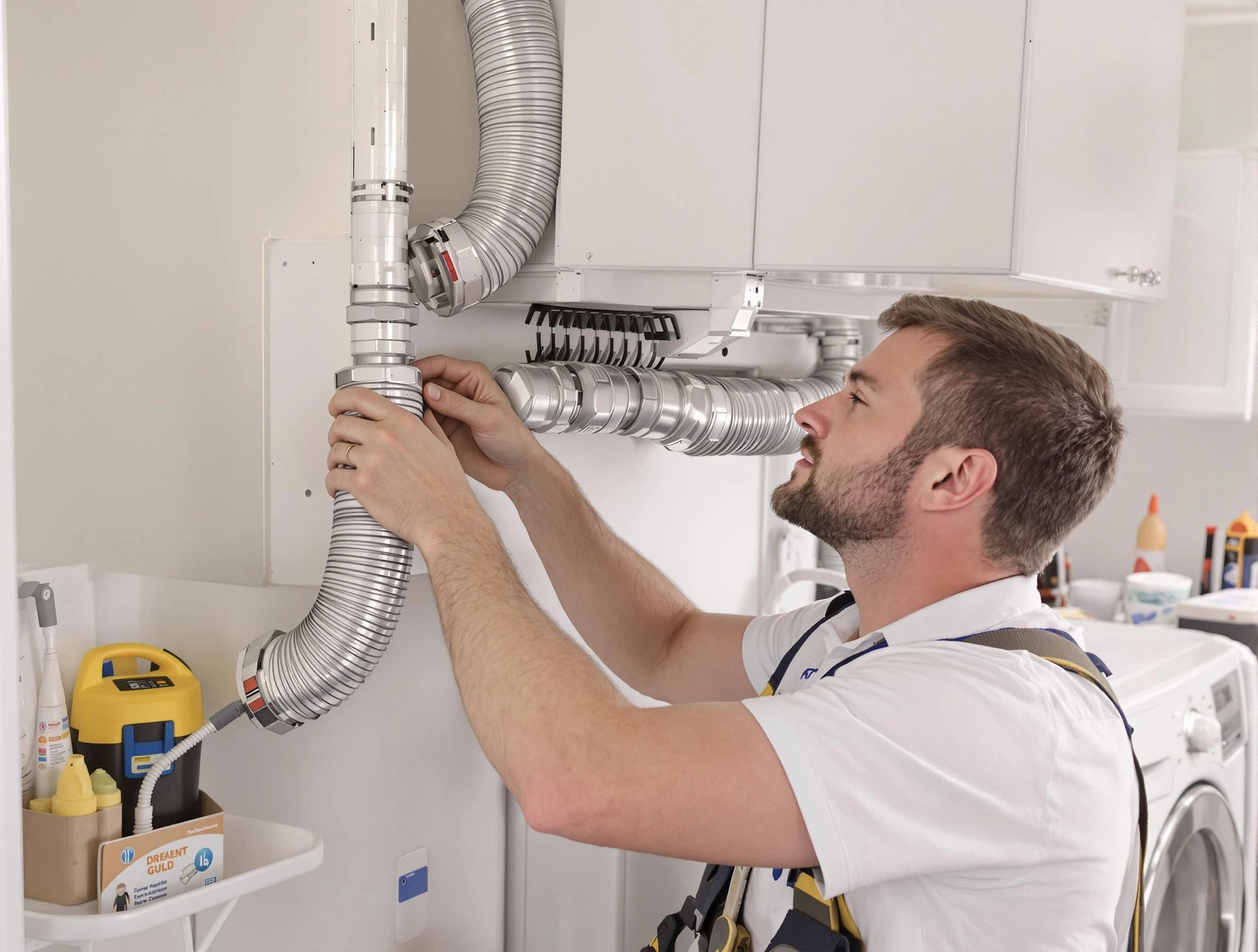 Professional dryer vent repair and installation by Holt Dryer Vent Cleaning in Holt