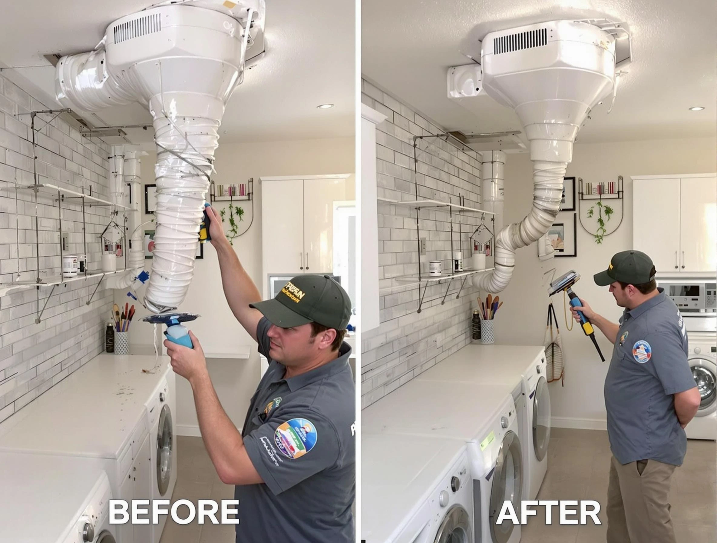 Professional dryer exhaust vent cleaning by Holt Dryer Vent Cleaning in Holt