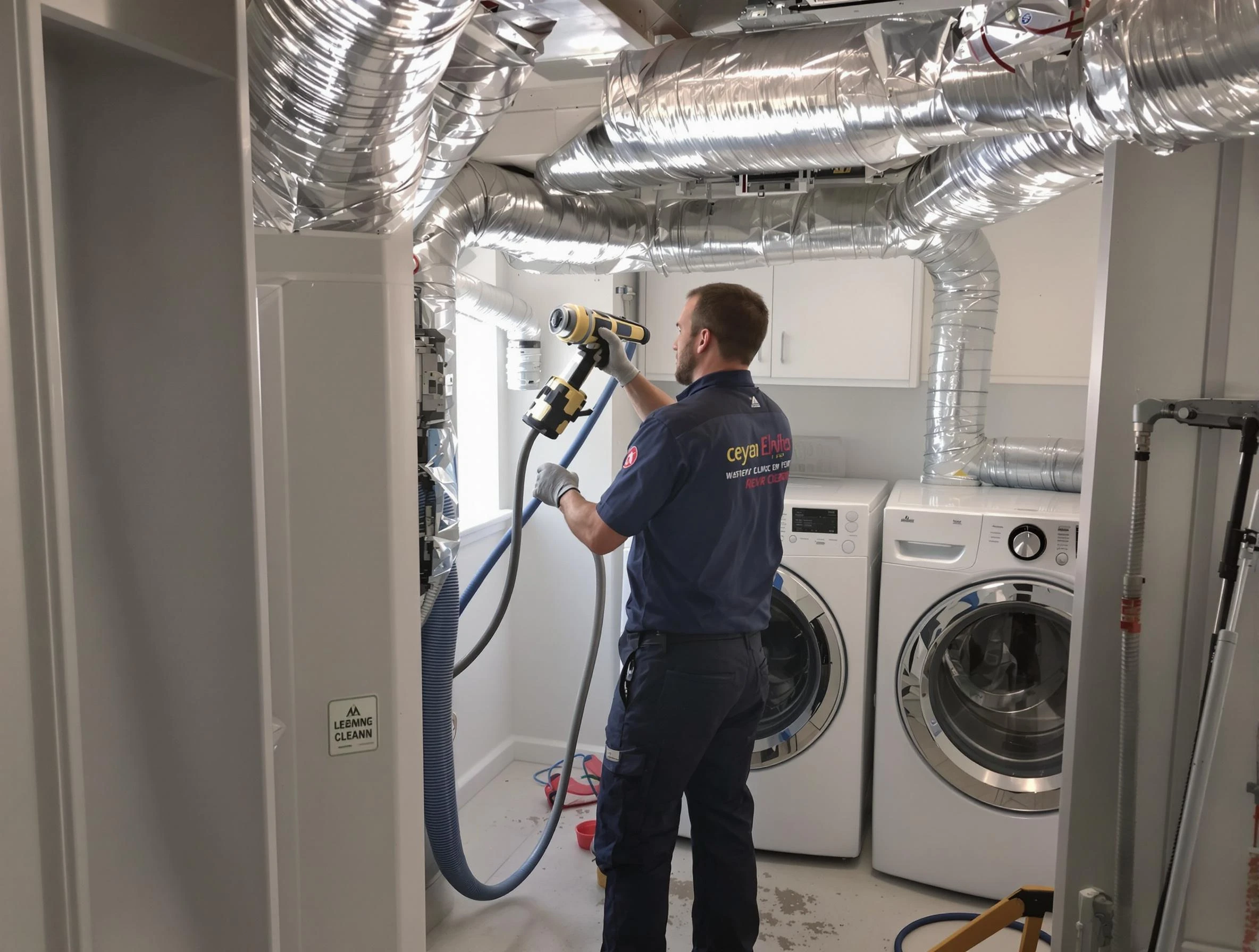 Holt Dryer Vent Cleaning specialist using advanced equipment for thorough duct cleaning in Holt