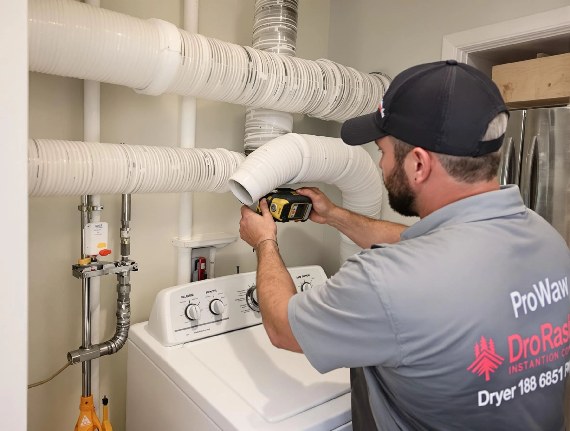 Professional dryer vent hose installation by Holt Dryer Vent Cleaning in Holt